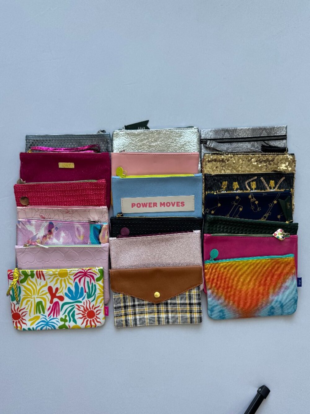 Lot of 20 Ipsy 2010s Glam Bags Makeup Pouches